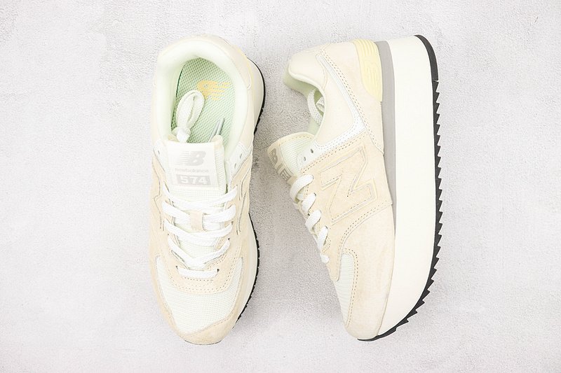 New Balance 574+ WL574ZAA "Light Yellow" фото № 6