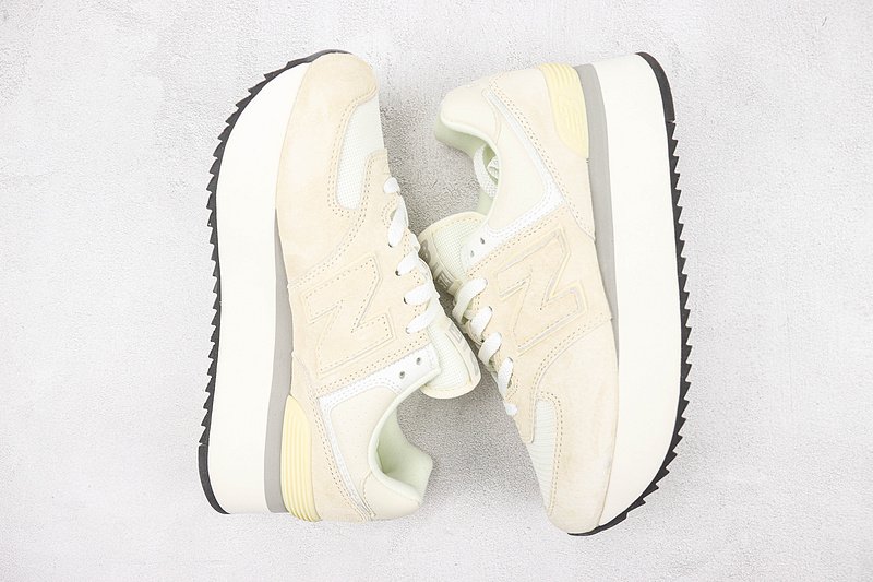 New Balance 574+ WL574ZAA "Light Yellow" фото № 7