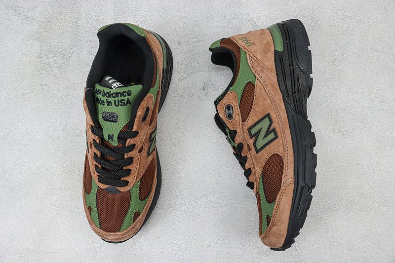 Aime Leon Dore x New Balance 993 "Brown/Green" фото № 6