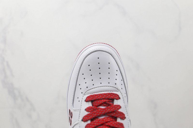 Nike Air Force 1 07 Low "University Red/White/Black" фото № 4