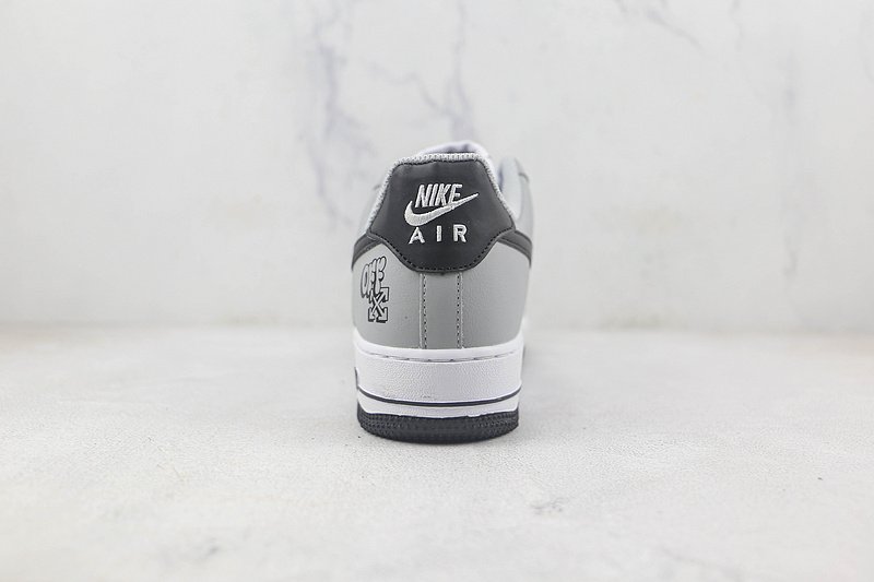 Off-White x Air Force 1 Low "Black/Gray/White" фото № 9