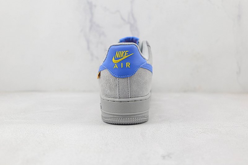 Nike Air Force 1 Low "Light Grey/South Coast Blue/Pink" фото № 9