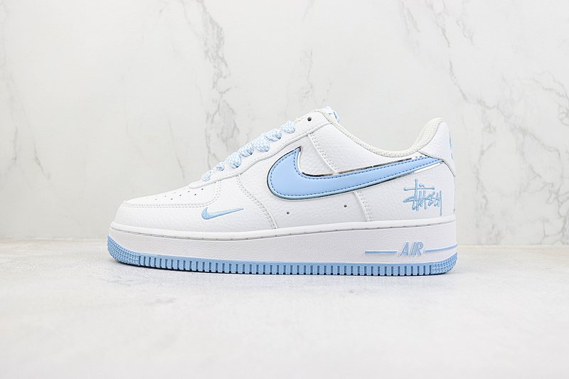 Stussy x Nike Air Force 1 Low "Sky Light Blue" фото № 2