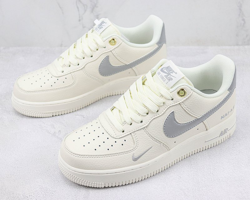Nike Air Force 1 Low "NAI-KE Silver" фото № 5