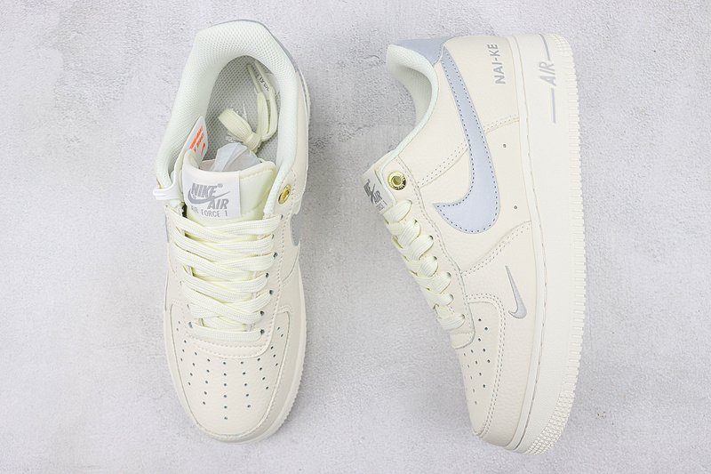 Nike Air Force 1 Low "NAI-KE Silver" фото № 7