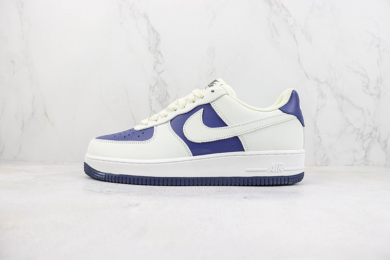 Nike Air Force 1 Low "White/Night Blue" фото № 2