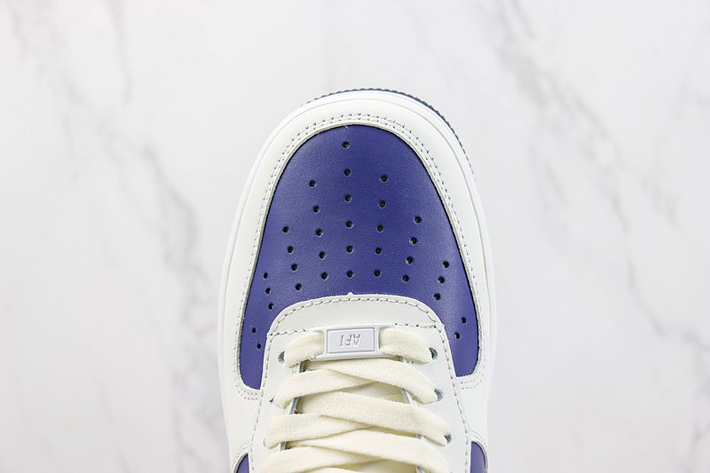 Nike Air Force 1 Low "White/Night Blue" фото № 4