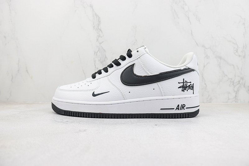 Stussy x Nike Air Force 1 Low "White/Black Swoosh" фото № 2