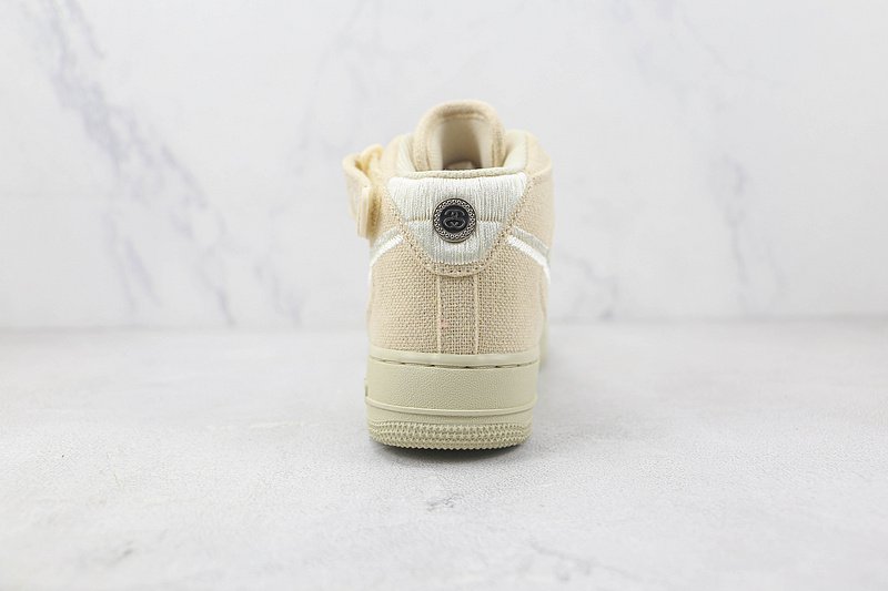 Stussy x Nike Air Force 1 Mid "Fossil" фото № 9