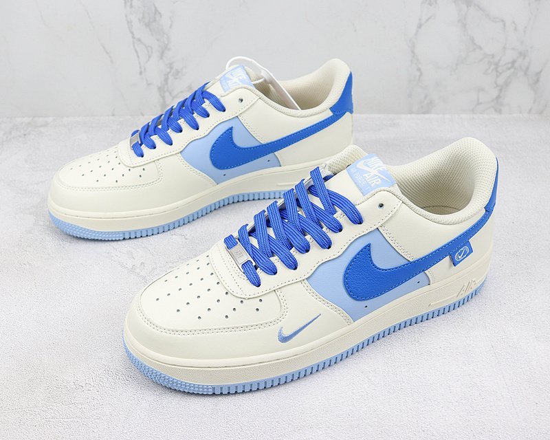 Nike Air Force 1 Low "Medium Blue/Off White" фото № 5