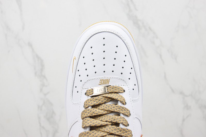 Nike Air Force 1 Low "Cream/Gold" фото № 4
