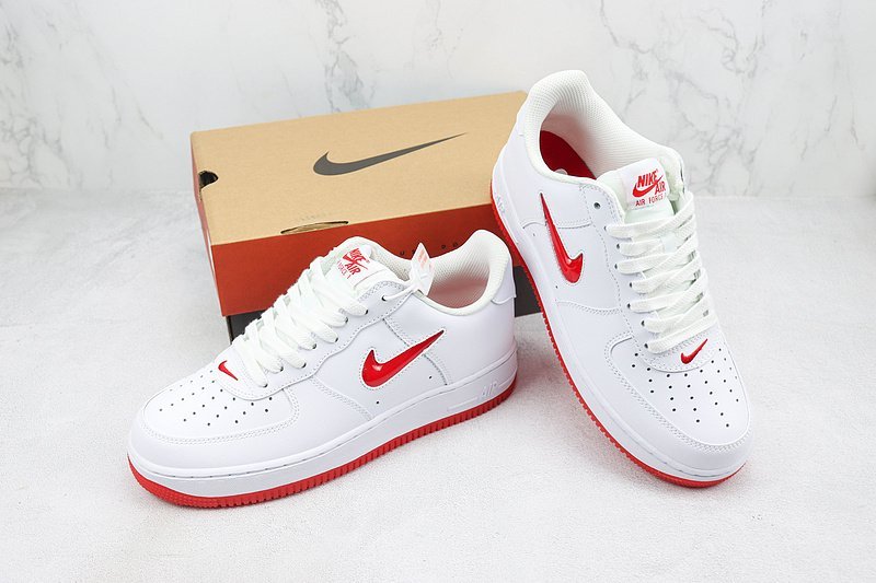 Nike Air Force 1 Low "Crystal Swoosh/Picante Red" фото № 7
