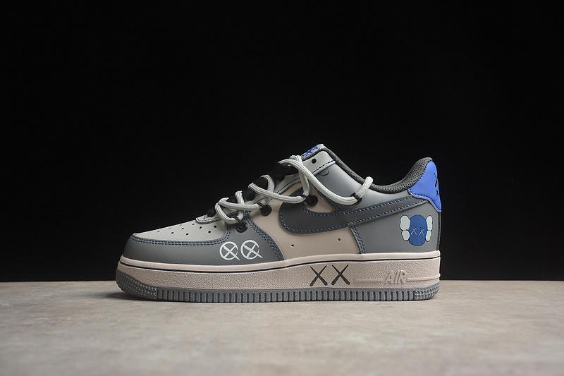 KAWS x Nike Air Force 1 "Industrial Grey" фото № 7