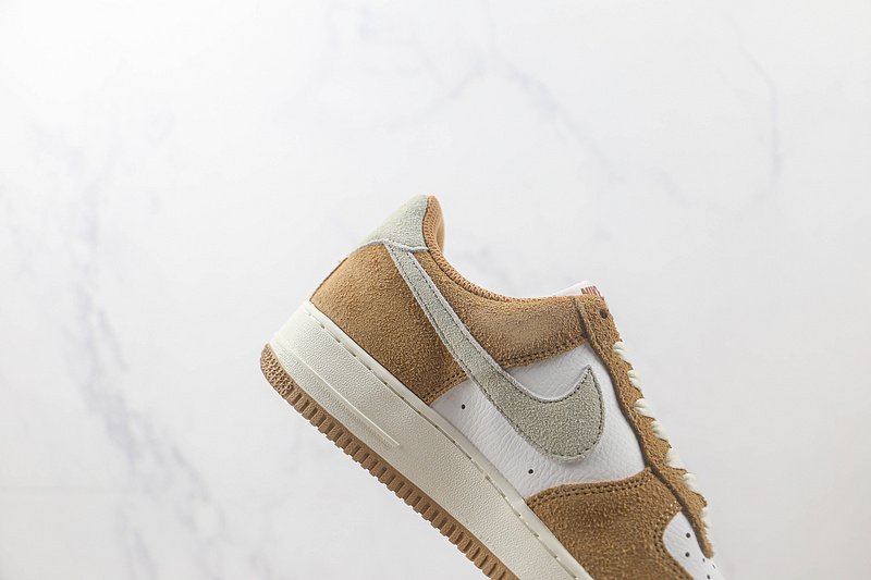 Nike Air Force 1 Low "White/Brown Wheat" фото № 3