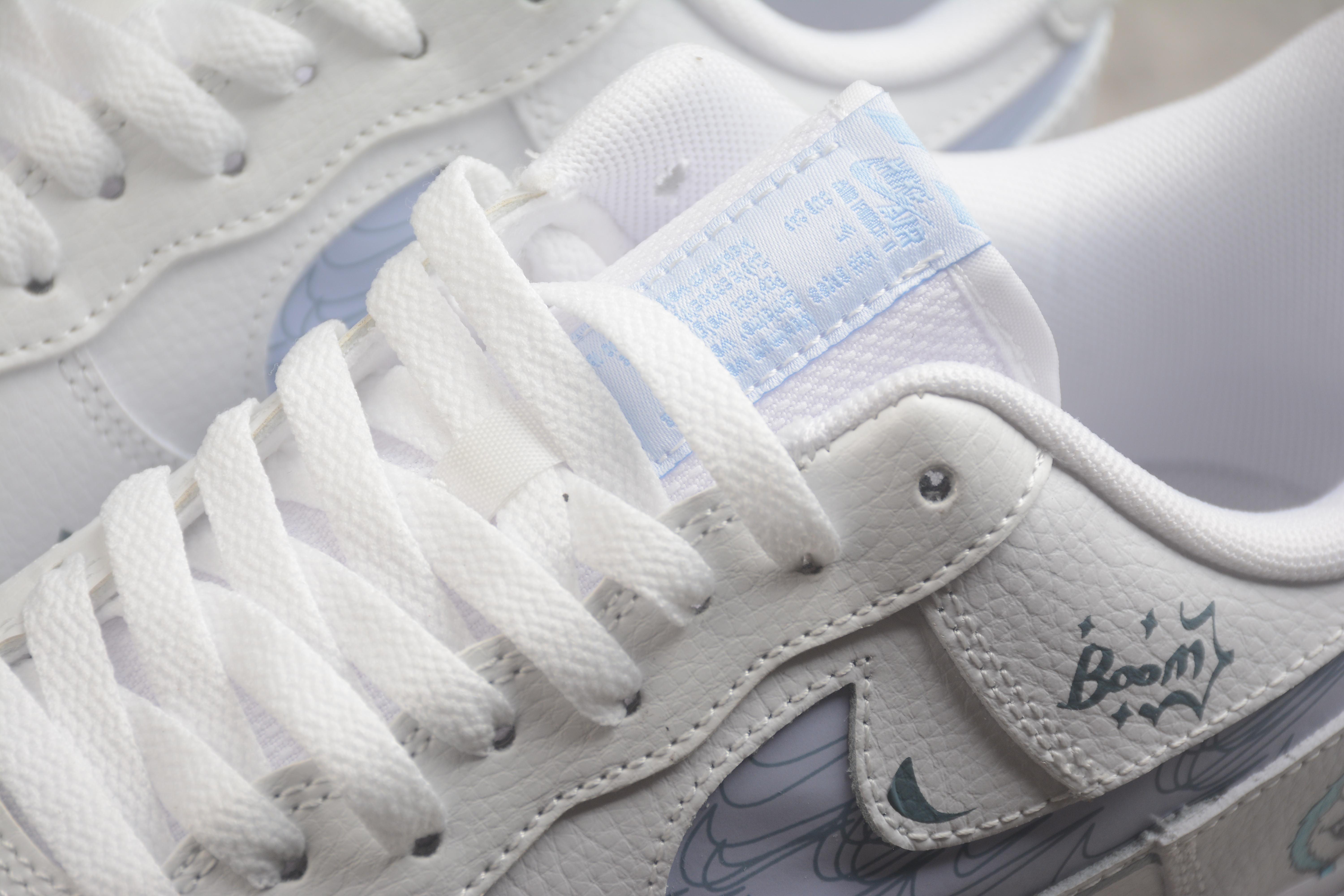 Nike Air Force 1 "Street White/Purple" фото № 8