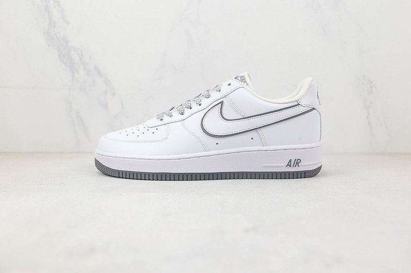 Nike Air Force 1 Low "White/Wolf Grey" фото № 2