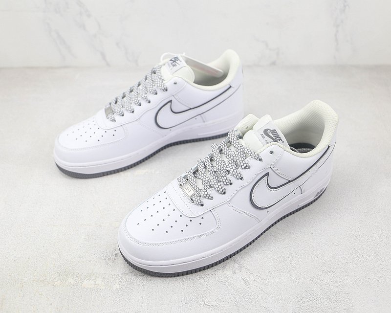 Nike Air Force 1 Low "White/Wolf Grey" фото № 5