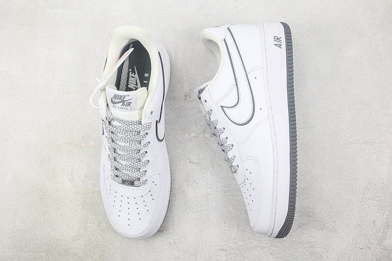 Nike Air Force 1 Low "White/Wolf Grey" фото № 7