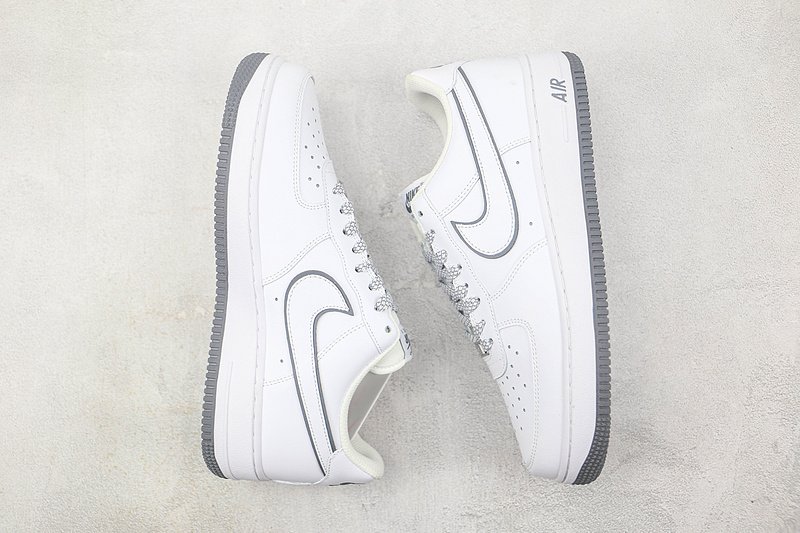 Nike Air Force 1 Low "White/Wolf Grey" фото № 6