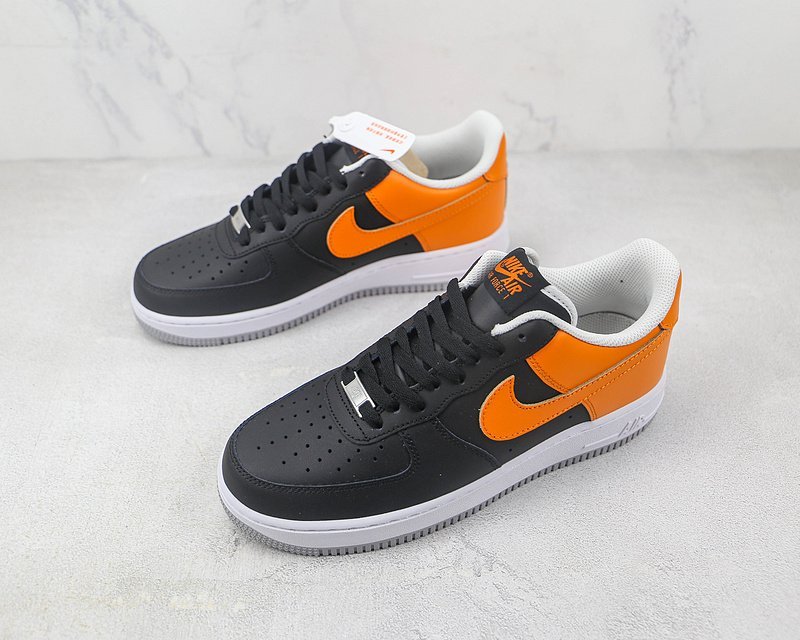 Nike Air Force 1 Low 07 "Black Kumquat/Light Smoke Grey/Laser Orange" фото № 5