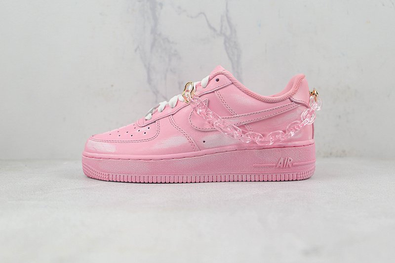 Nike Air Force 1 Low "Neon Pink/Chain" фото № 2