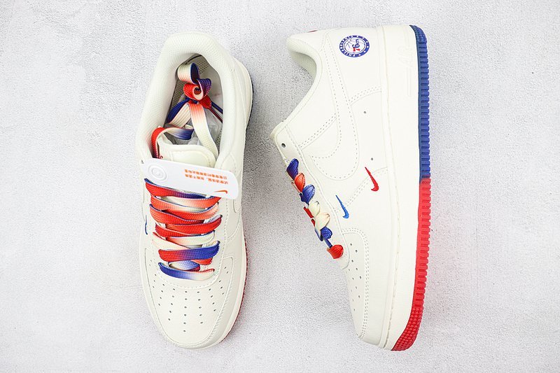 Air Force 1 Low "Cream White/Red/Blue" фото № 6