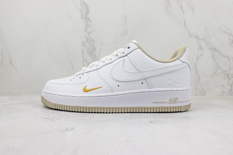 Nike Air Force 1 Low "40th Anniversary/White/Light Beige" фото № 2