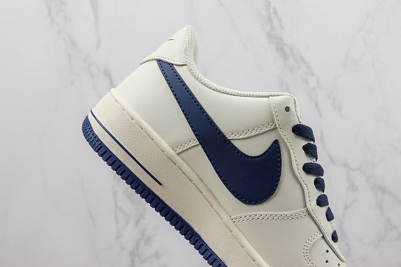 Nike Air Force 1 Low "Cream White/Dark Blue" фото № 3