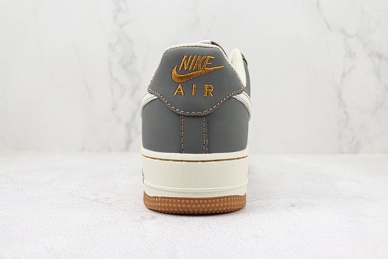 Nike Air Force 1 Low "Brown/Grey/Cream White" фото № 9