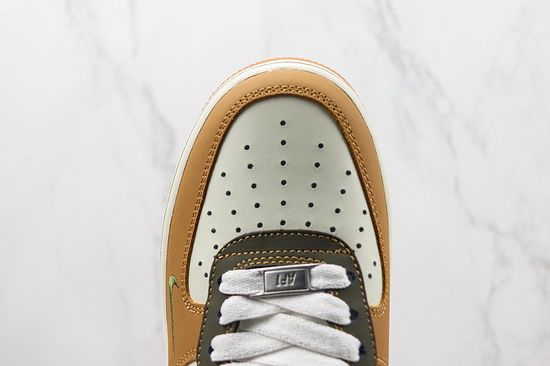 Nike Air Force 1 Low "Brown/Grey/Cream White" фото № 4