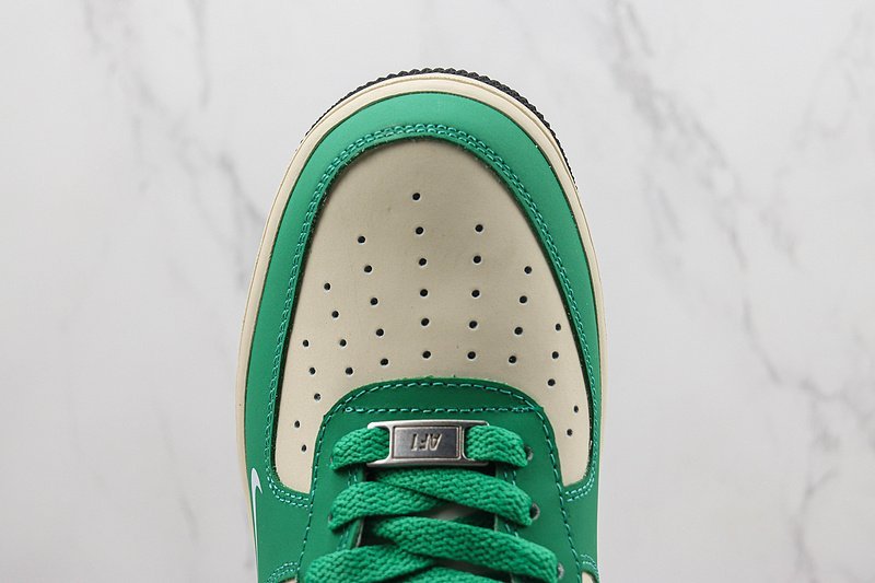 Burberry x Nike Air Force 1 Low "Beige White/Green/Black" фото № 4