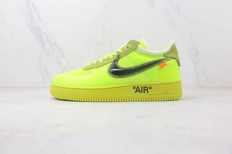 Off-White x Nike Air Force 1 Low "Volt" фото № 2