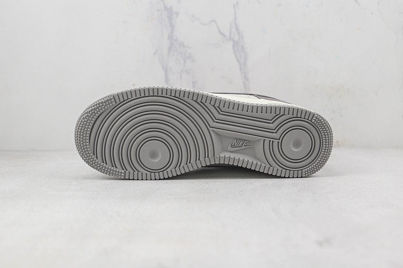 Nike Air Force 1 Low "Linen Grey/Orange" фото № 8