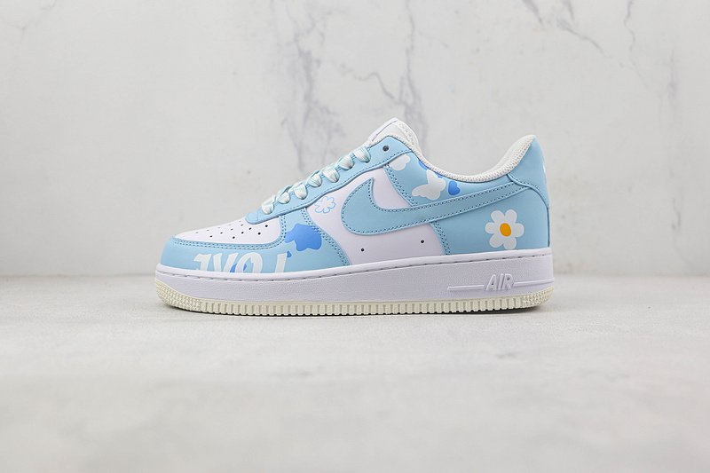 Nike Air Force 1 Low "Light Blue/Love" фото № 2