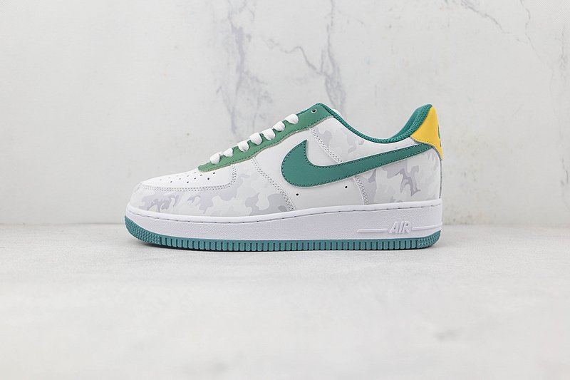 Nike Air Force 1 Low "Khaki Grey/University Green/White" фото № 2