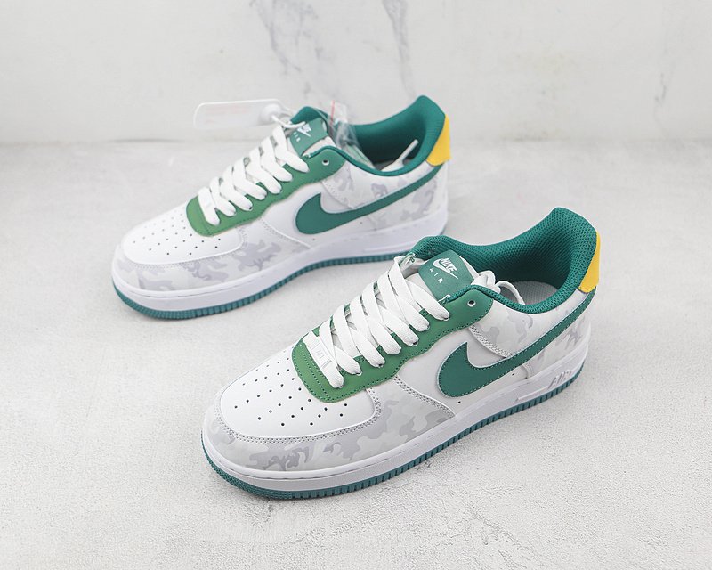 Nike Air Force 1 Low "Khaki Grey/University Green/White" фото № 5