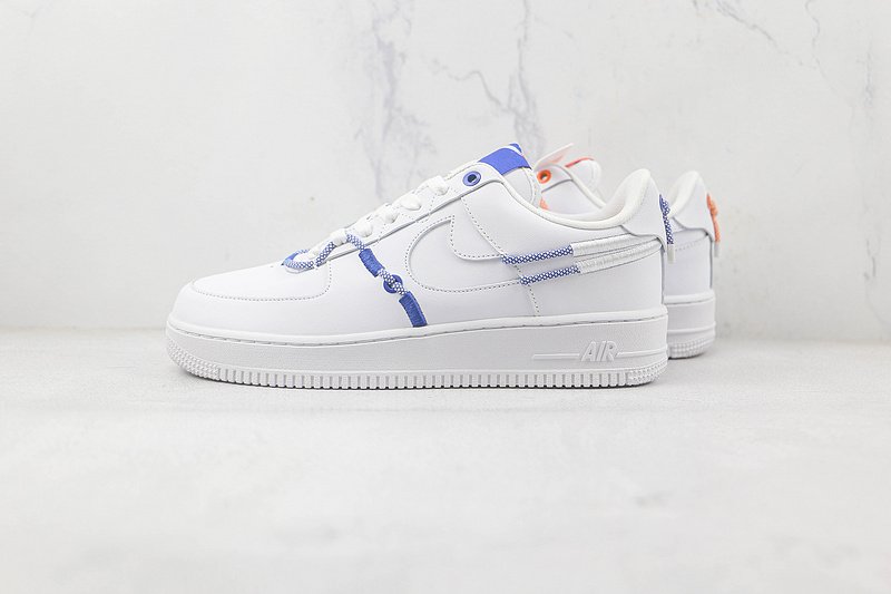Nike Air Force 1 Low "Safety Blue/Orange" фото № 2
