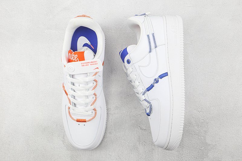 Nike Air Force 1 Low "Safety Blue/Orange" фото № 6