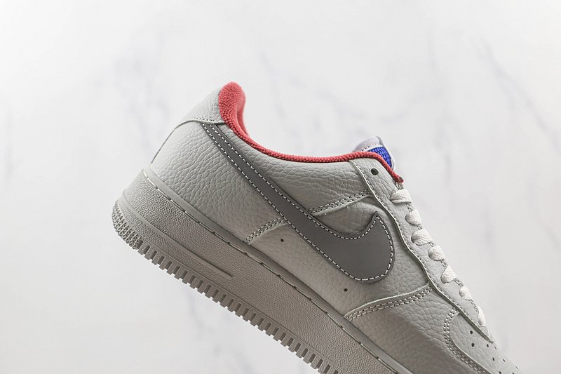 Nike Air Force 1 Low "Gray Harbor/Orange" фото № 3