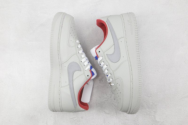 Nike Air Force 1 Low "Gray Harbor/Orange" фото № 7