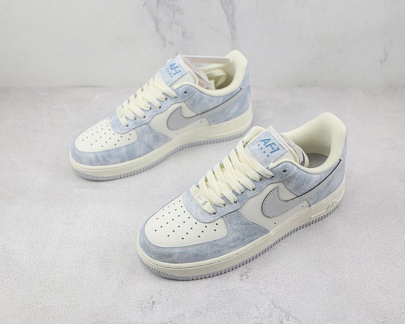 Nike Air Force 1 Low "Rock/Light Blue/Cream" фото № 5