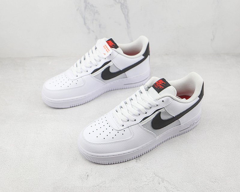 Nike Air Force 1 Low "Mesh Pocket White/Black" фото № 5