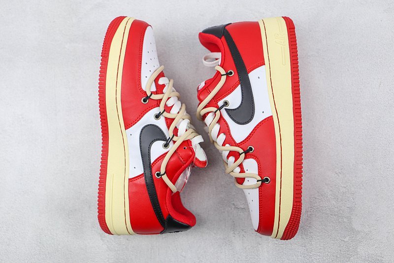Nike Air Force 1 07 Low "University Red/White" фото № 6