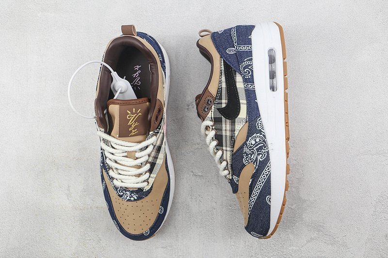 Nike Air Max 1 Paisley "Denim Brown" фото № 6