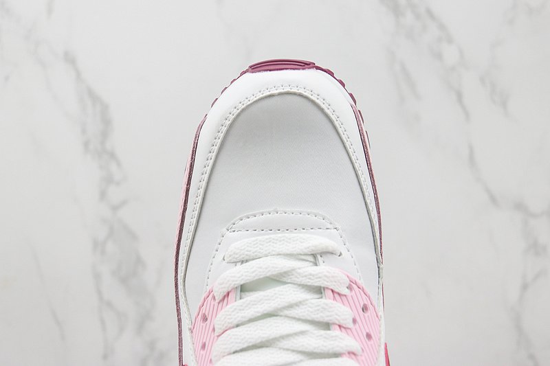 Nike Air Max 90 "White/Pink/Burgundy" фото № 4