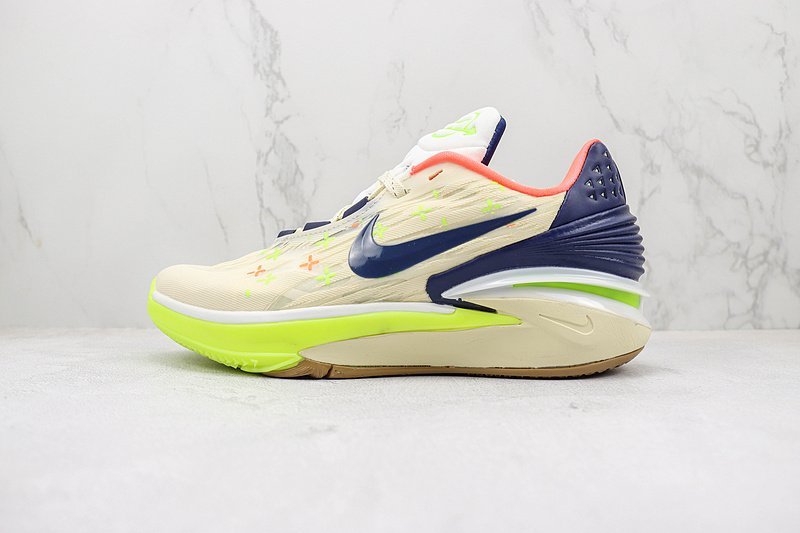 Nike Air Zoom GT Cut 2 EP "Cream White/Lime/Navy" фото № 2