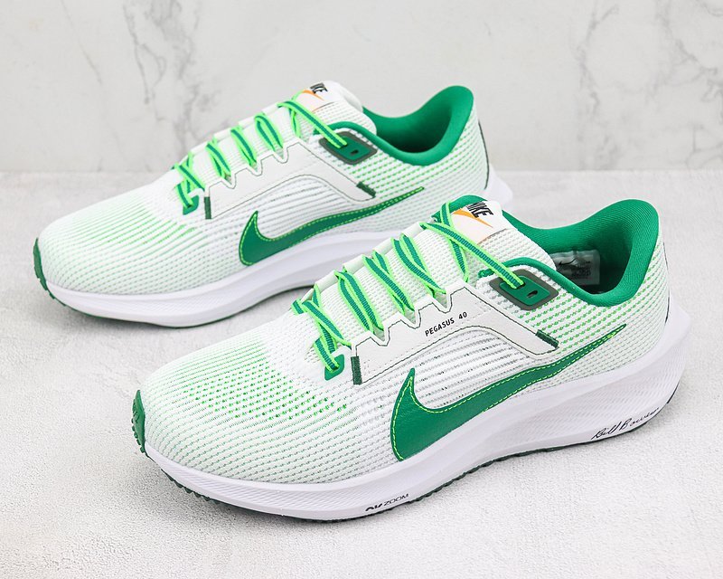 Nike Air Zoom Pegasus 40 "White/Green Mesh" фото № 5