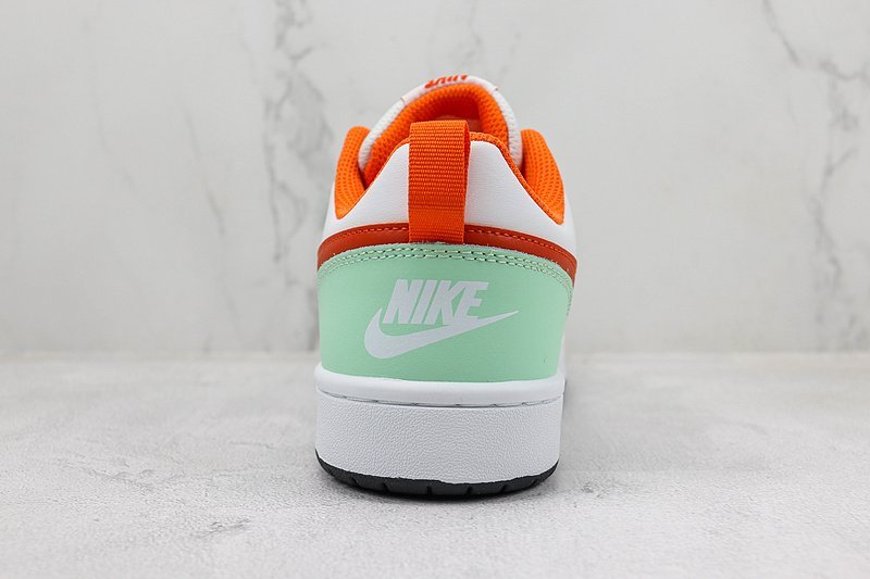Nike Court Borough Low 2 "Mint Green/White/Orange" фото № 9