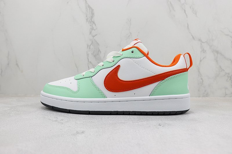 Nike Court Borough Low 2 "Mint Green/White/Orange" фото № 2