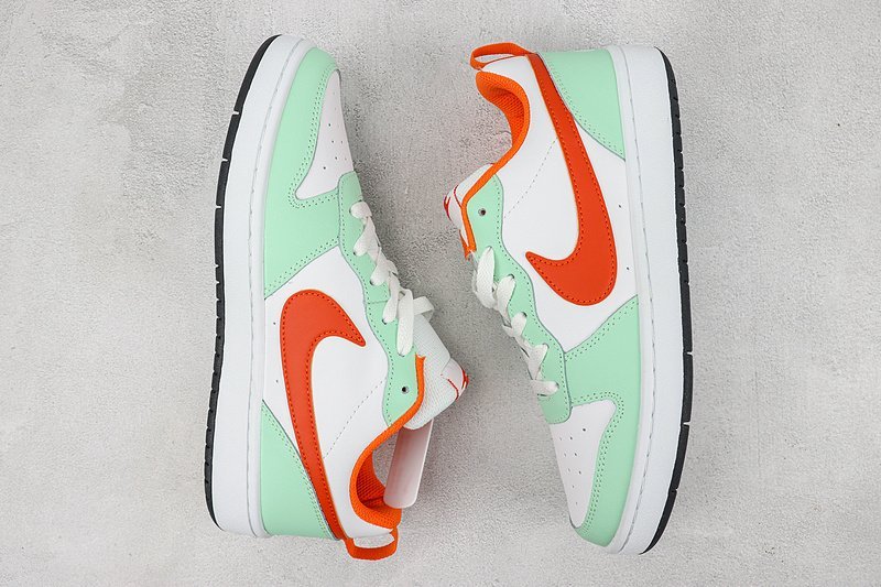 Nike Court Borough Low 2 "Mint Green/White/Orange" фото № 7